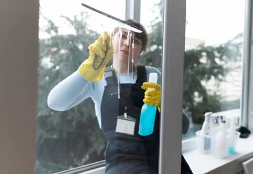 Nettoyage de vitres intérieures et extérieures au Mas-de-Tence